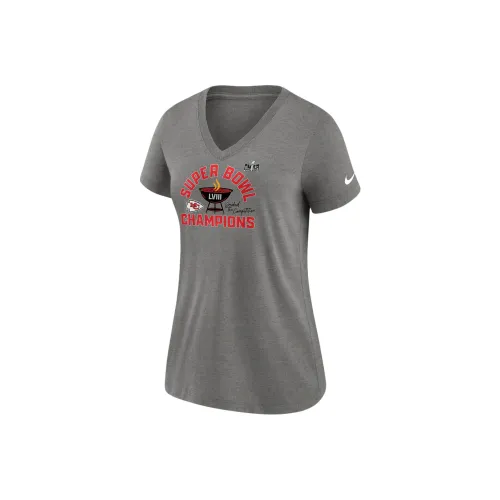 nike T-рубашка Женская Темно-серая KANSAS CITY Chiefs