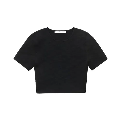 alexander wang Черные Женские Короткие Топы