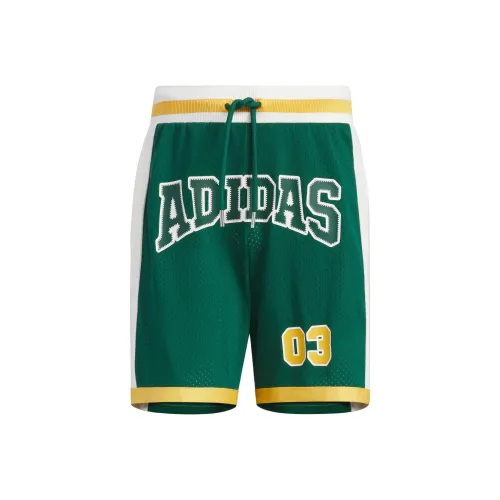 Adidas Лесной зеленый Унисекс Баскетбольные шорты