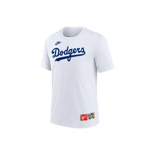 nike x MLB Brooklyn Dodgers Jackie Robinson Cooperstown T-Shirt Мужской Белый