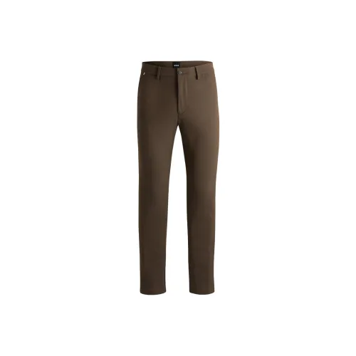 Hugo Boss Khaki Мужские Повседневные Брюки