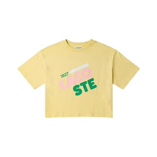 LACOSTE Желтые Женские Футболки