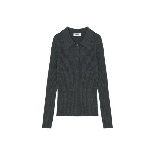 Sandro Свитер Женский Темно-Серый