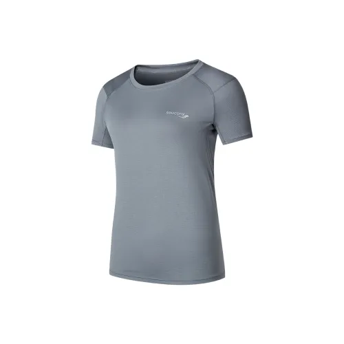 Saucony SS25 T-Shirt Женская Lava Gray
