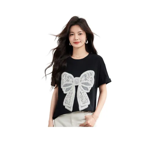 CARBAMMI Черные Женские Футболки