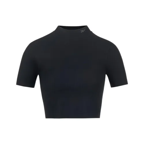 Reebok Черные Женские Короткие Топы