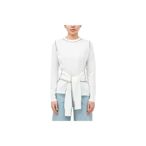 MM6 Maison Margiela Белые Женские Свитеры