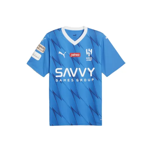 PUMA Al Hilal Мужская футбольная домашняя репликация Джерси NEYMAR JR Футбол Джерси Мужской Ignite Синий