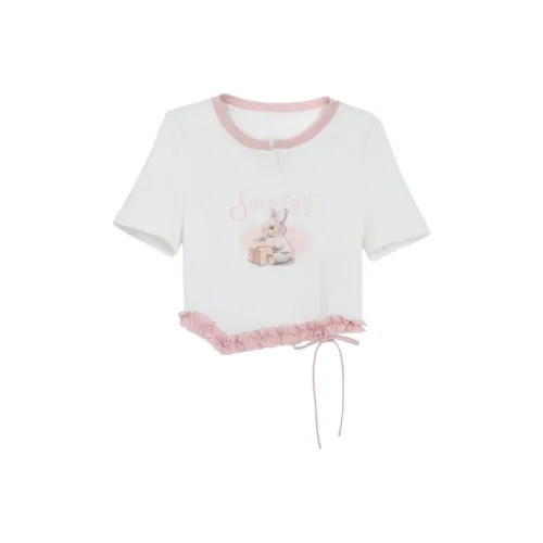 Snbl Белый Женские Короткие Топы