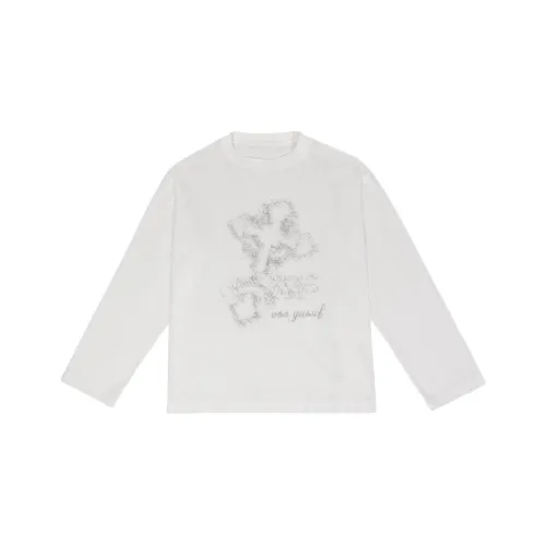 VON YUSUF Стандартная T-рубашка Женская Белая