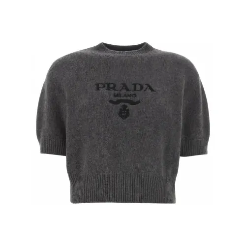 PRADA Серые Женские Свитера