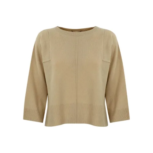 WEEKEND MaxMara Хаки Женские Свитеры