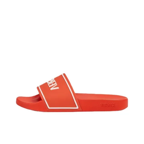 VERSACE Слипоны Orange Men's