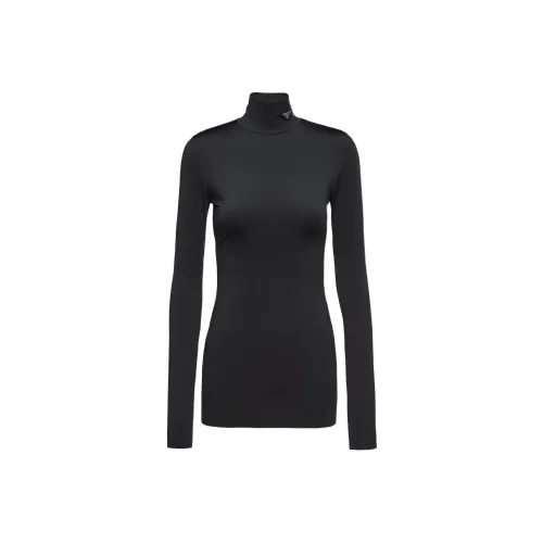 PRADA Черные Женские Рубашки T