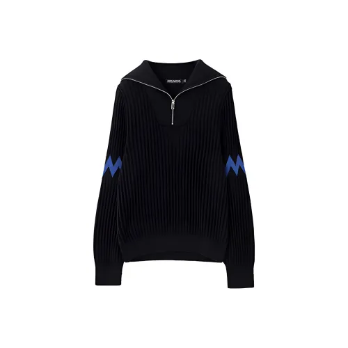 SOON FLOWER Свитер Женский Черный