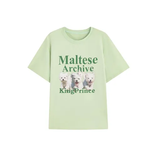 KING PRINCE Т-рубашка с оборванным рукавом женская светло-зеленая