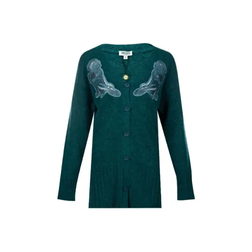 KENZO Зеленые Женские Свитеры