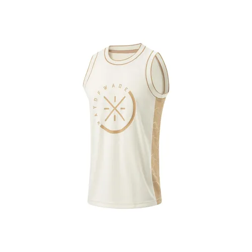 LINING Баскетбольная Джерси Мужская Экрю