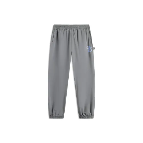 LINING Basketball Collection Железо Асфальтовый серый Мужские спортивные брюки