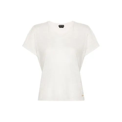 TOM FORD SS24 T Рубашка Женская Белая