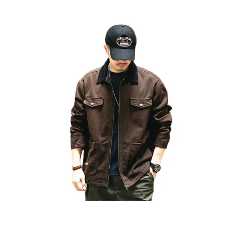 GELANLU Куртки Пальто Свободный крой Унисекс