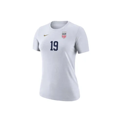 nike USA Soccer Team Olympic Series Стандартная футболка Женская Белая