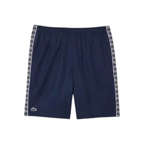 LACOSTE Повседневные шорты Мужские Темно-синие