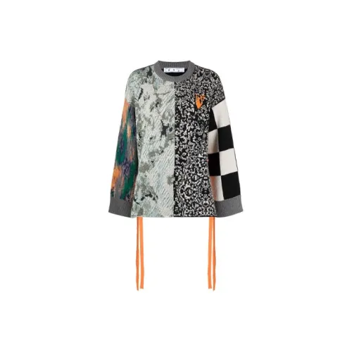 Off Белый FW21 Серый Женские Свитеры
