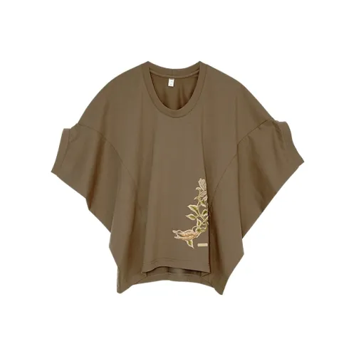 ROSESTUDIOBYGUOPEI Летняя рубашка с рукавом летучей мыши женская