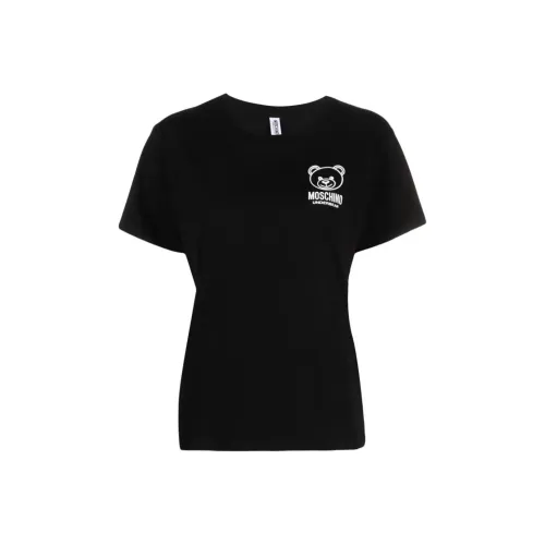 MOSCHINO SS24 T Рубашка Женская Черная