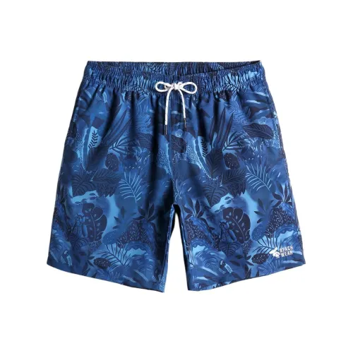 GAILANG Пляжные шорты Мужские Глубокое море Синий