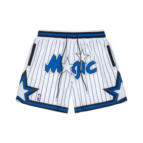 Mitchell Ness x JUST DON Баскетбольные шорты Orlando Magic Унисекс Белый