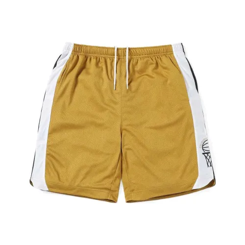 Thisisneverthat SS24 Баскетбольные шорты для баскетбола короткие унисекс золото