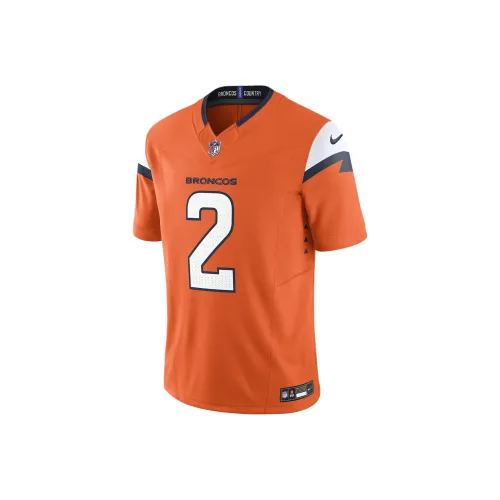 nike SS24 Dri Fit NFL Ограниченный FOOTBALL JERSEY Rugby Джерси Мужской Оранжевый