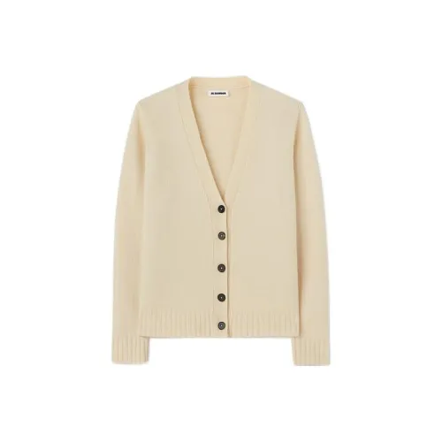 JIL SANDER Бежевые Женские Свитеры