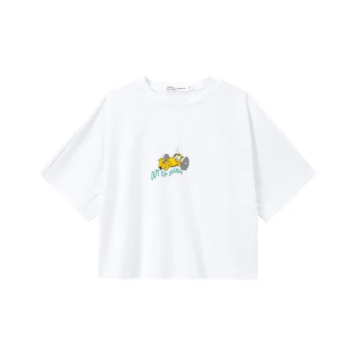 FUN X Garfield T-рубашка Женская Белая