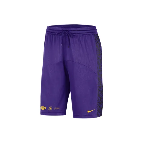 Nike Los Angeles Lakers Courtside Баскетбольные шорты для стартовой пятерки Мужские Фиолетовые