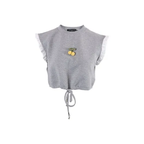 CLOUD SEASON Кроп Топ Женский Серый