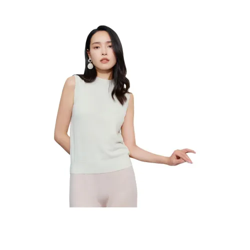 MIHUANG Свитер Женский Белый Люрекс