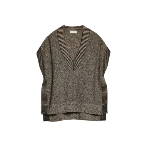 СпортMa Louvre Collection Эластичный Вискоза Пончо Свитер Женский Черный