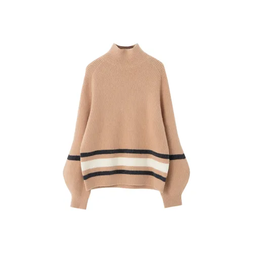 SOON FLOWER Бежевый верблюд Женские свитеры