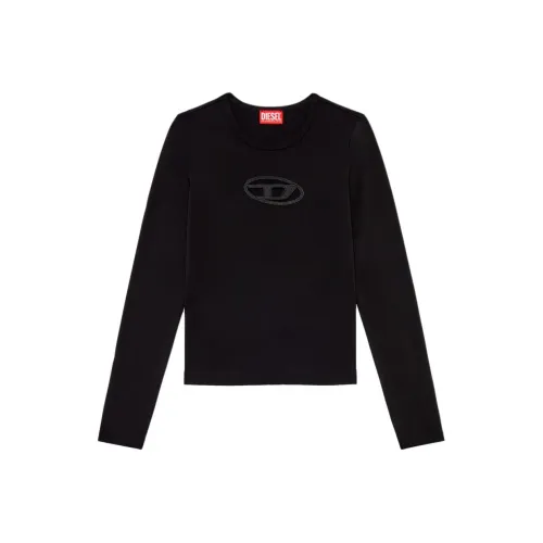 DIESEL SS24 T Рубашка Женская Черная