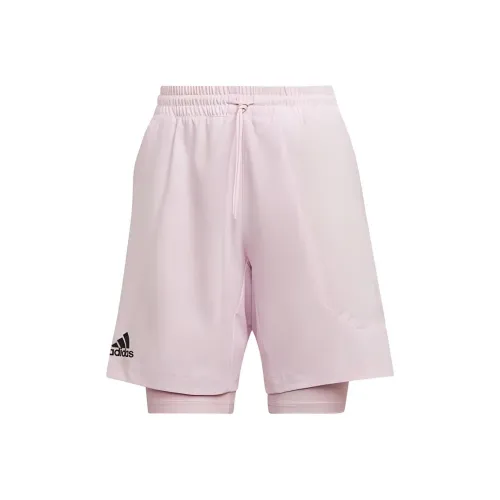 Adidas Теннис US Series 2 IN 1 Повседневные шорты Мужские Розовые