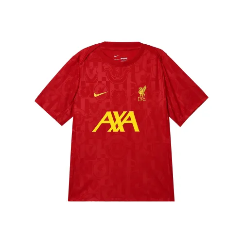 Nike SS24 Dri Fit Коллекция Стиль Футбол Джерси Мужской Винтаж Фитнес-красный