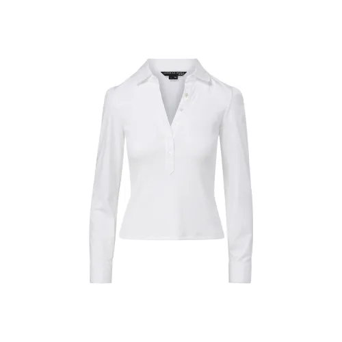 Veronica Beard FW23 Hania Пуговица Пуховые куртки Топ T Рубашка Женская Белая