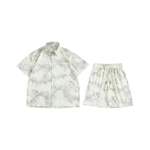 Goods Engraving Рубашка Matching Набор Унисекс Абрикос