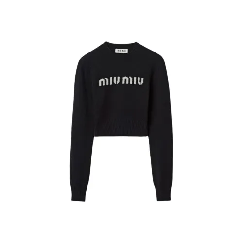 MIU MIU SS23 Свитер Женский Черный