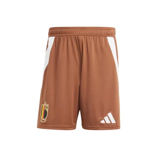 Adidas Belgium 24 Away Shorts Футбол Низ Фанатская версия Бельгия Away Мужской Коричневый