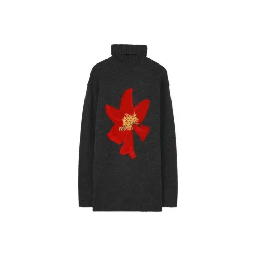 Yohji Yamamoto Темно-серые женские свитеры