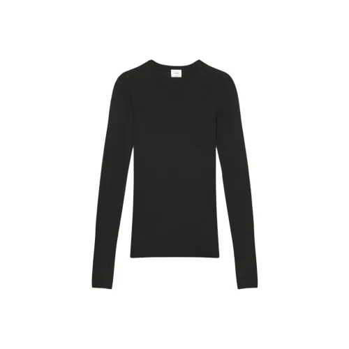 ARITZIA WILFRED Oats Мериносовая шерсть Свитер Женские Черный Черный